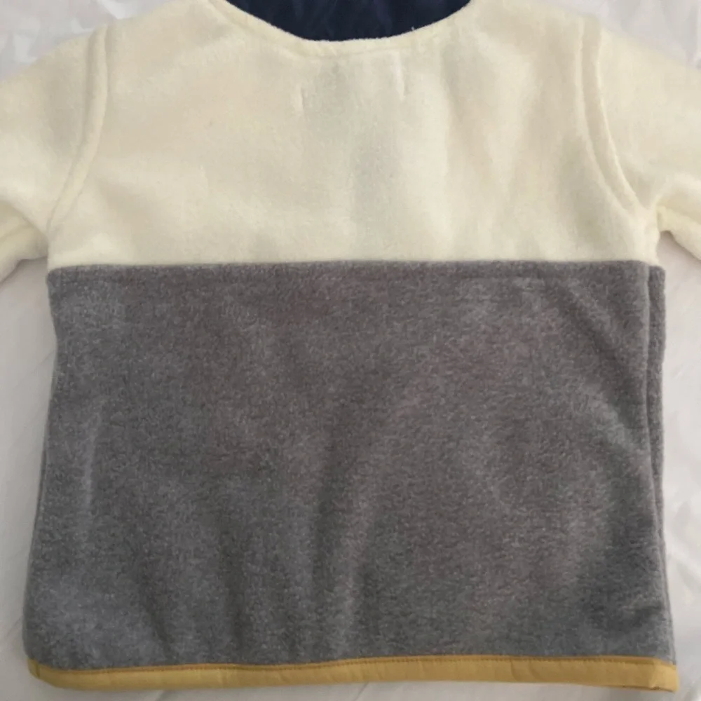 7 for all mankind toddler fleece pullover jacket.
